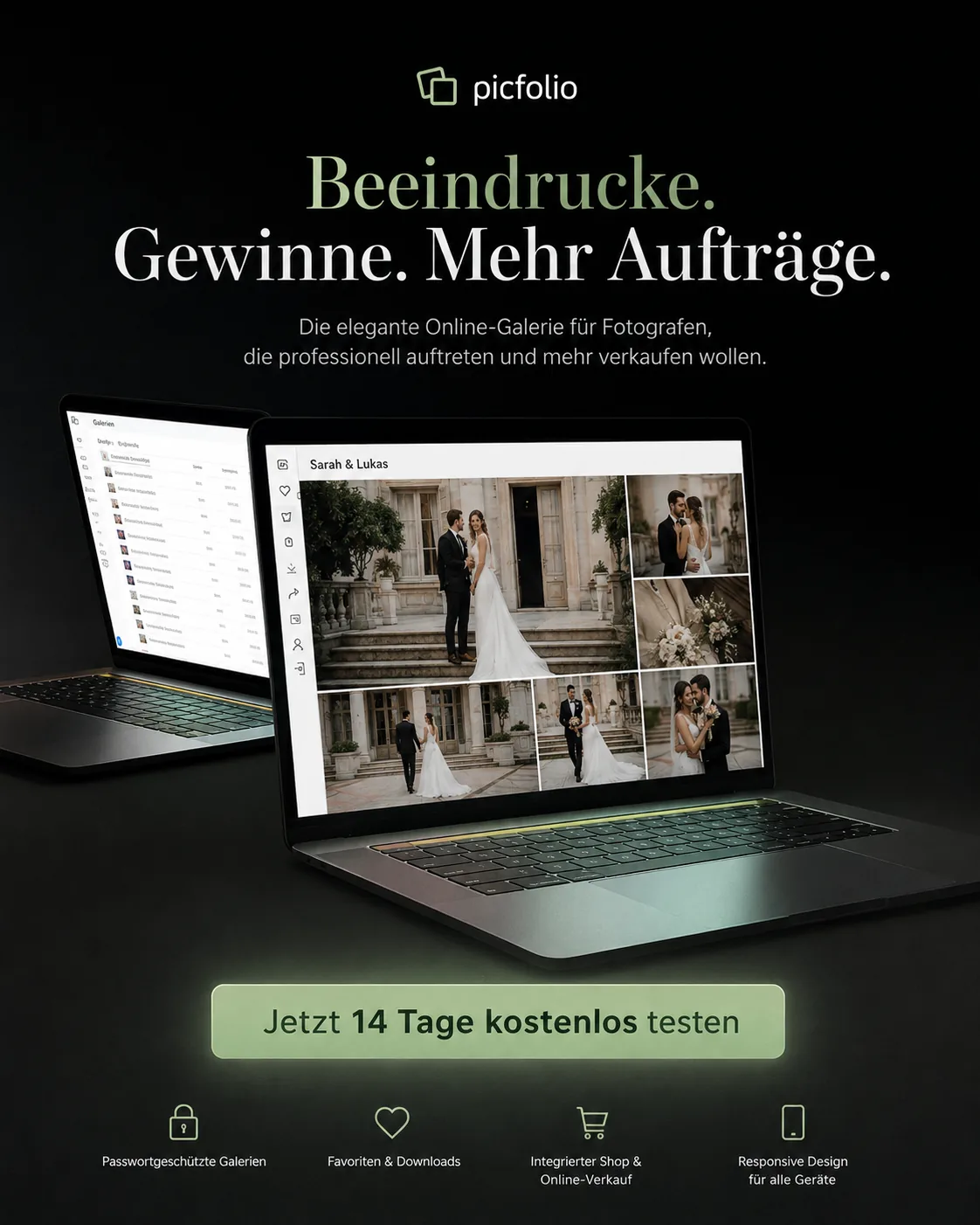 Straffmok Werbemotiv, Galerieformat