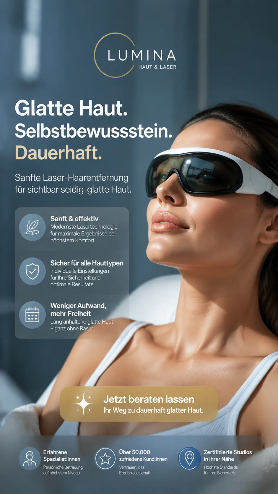 Werbemotiv Kosmetikbehandlung