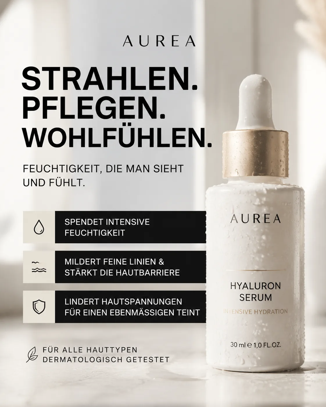 Werbemotiv Pflegeprodukt